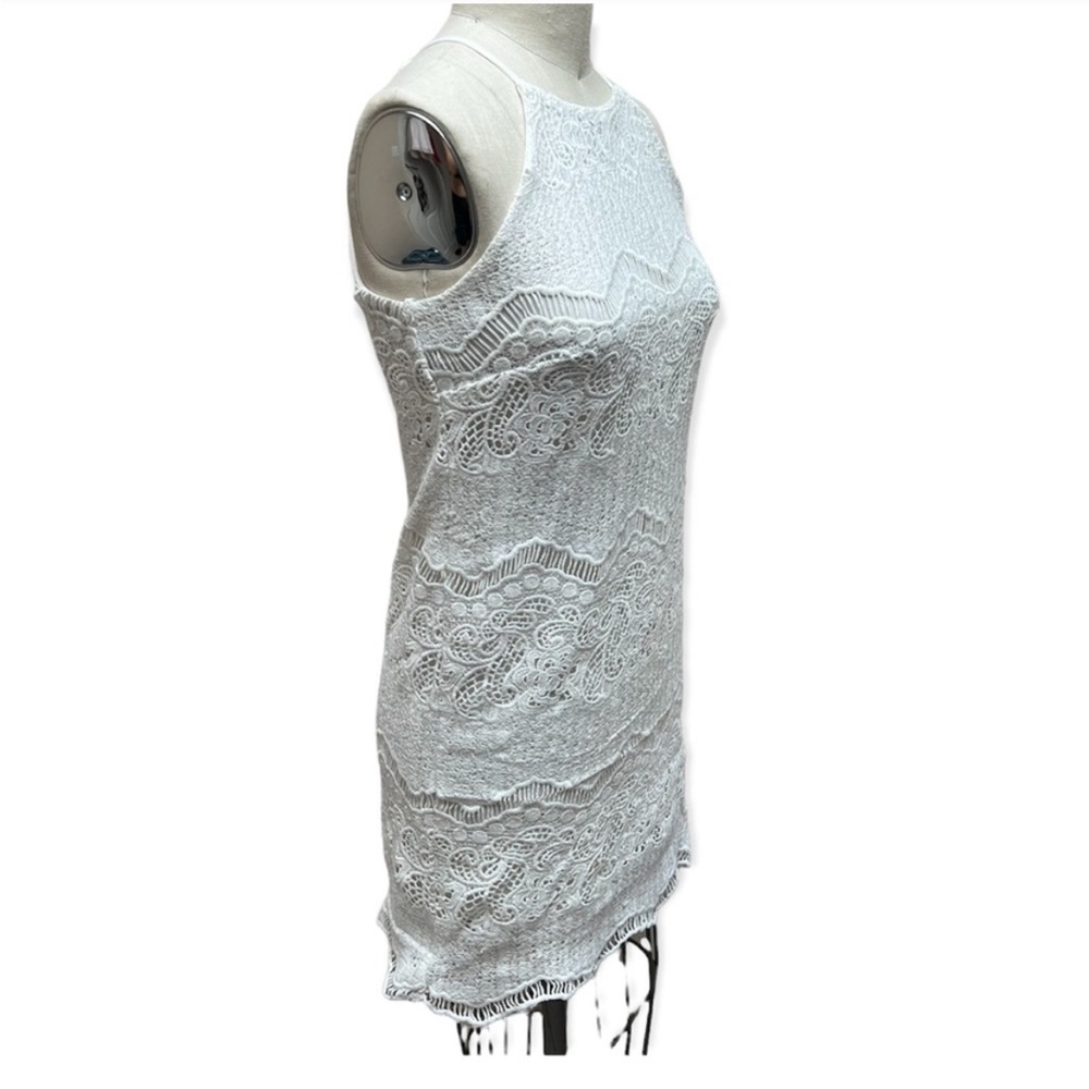 Monteau White Lace Summer Dress Size S